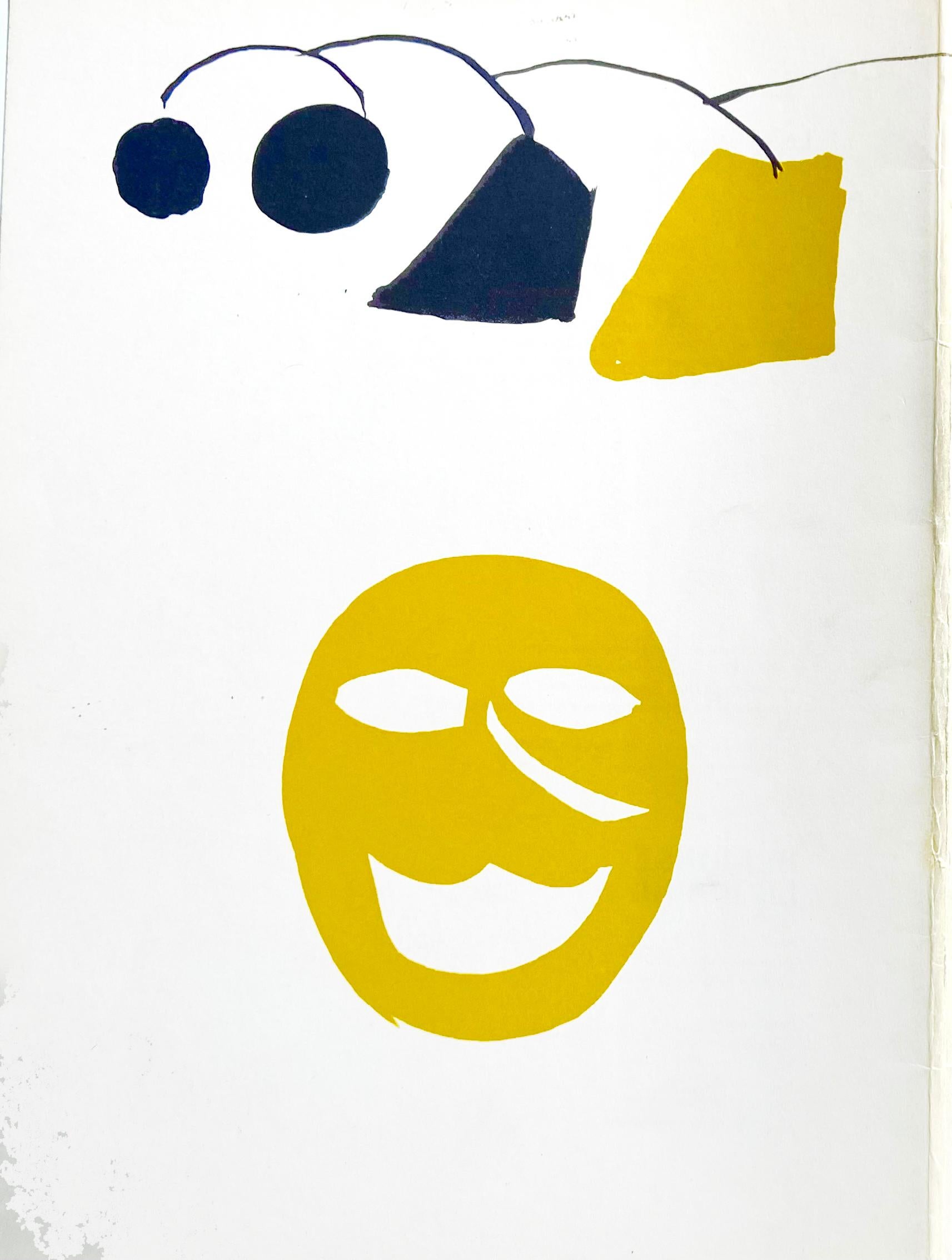 1970's Alexander Calder lithographic cover (Derrière le miroir) For Sale 3