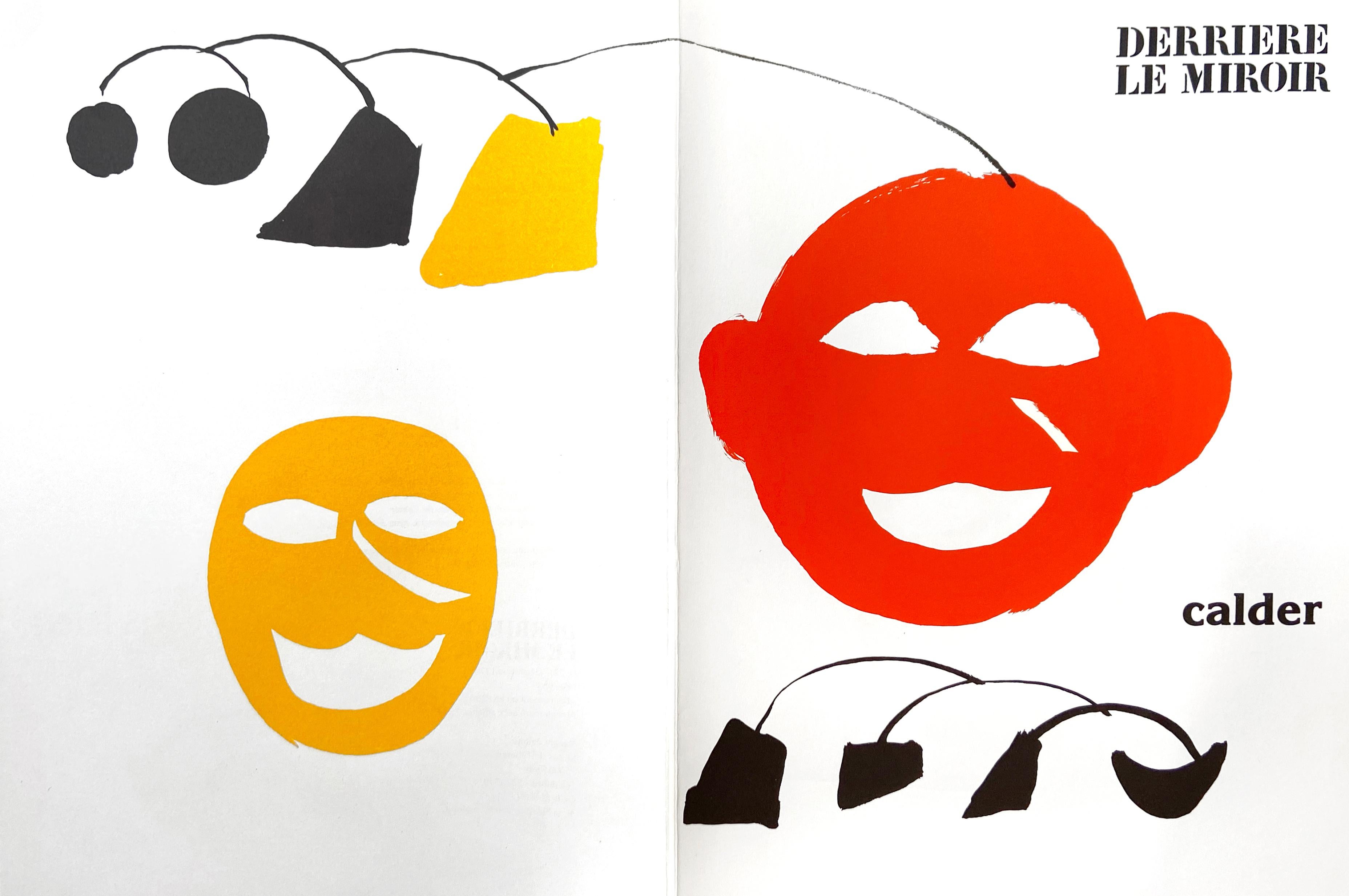 Portada litográfica de Alexander Calder de 1970 (Derrière le miroir)