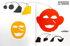 Portada litográfica de Alexander Calder de 1970 (Derrière le miroir)