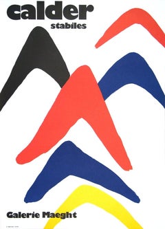 1971 After Alexander Calder 'Stabiles' Surrealism Multicolor, White France