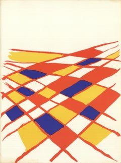 1971 Alexander Calder 'DLM no. 190 page 4' Surrealism Lithograph