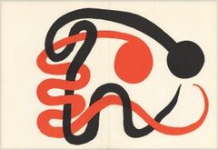1973 Alexander Calder 'Retour au mobile (from DLM 201)' Surrealism Lithograph