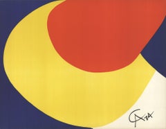 Lithographie contemporaine américaine « Flying Colors » d'Alexander Calder de 1974