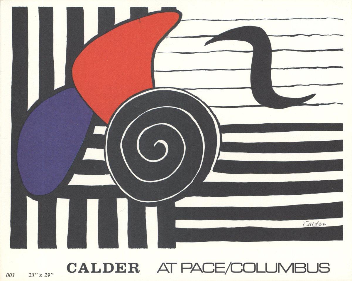 1982 After Alexander Calder 'Deck of 100 cards Helisse' Surrealism Black & White