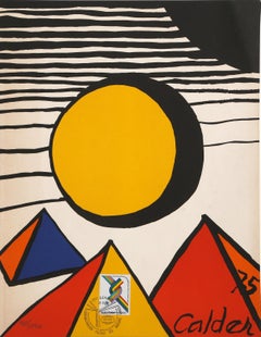 30th Anniversary of the World Federation, Modern Lithograph by Alexander Calder