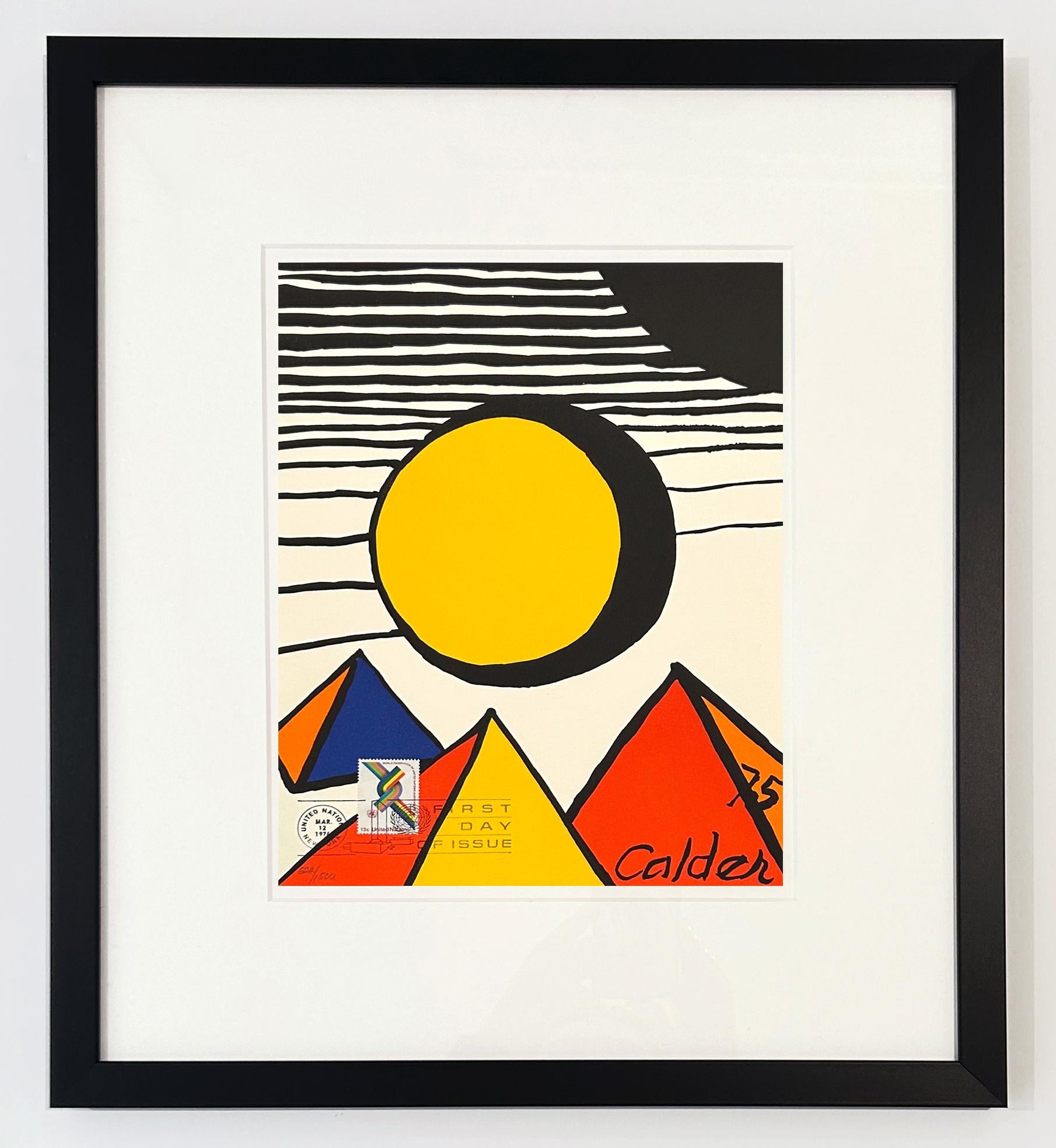 30th Anniversary of the World Federation of the United Nations - Print by Alexander Calder