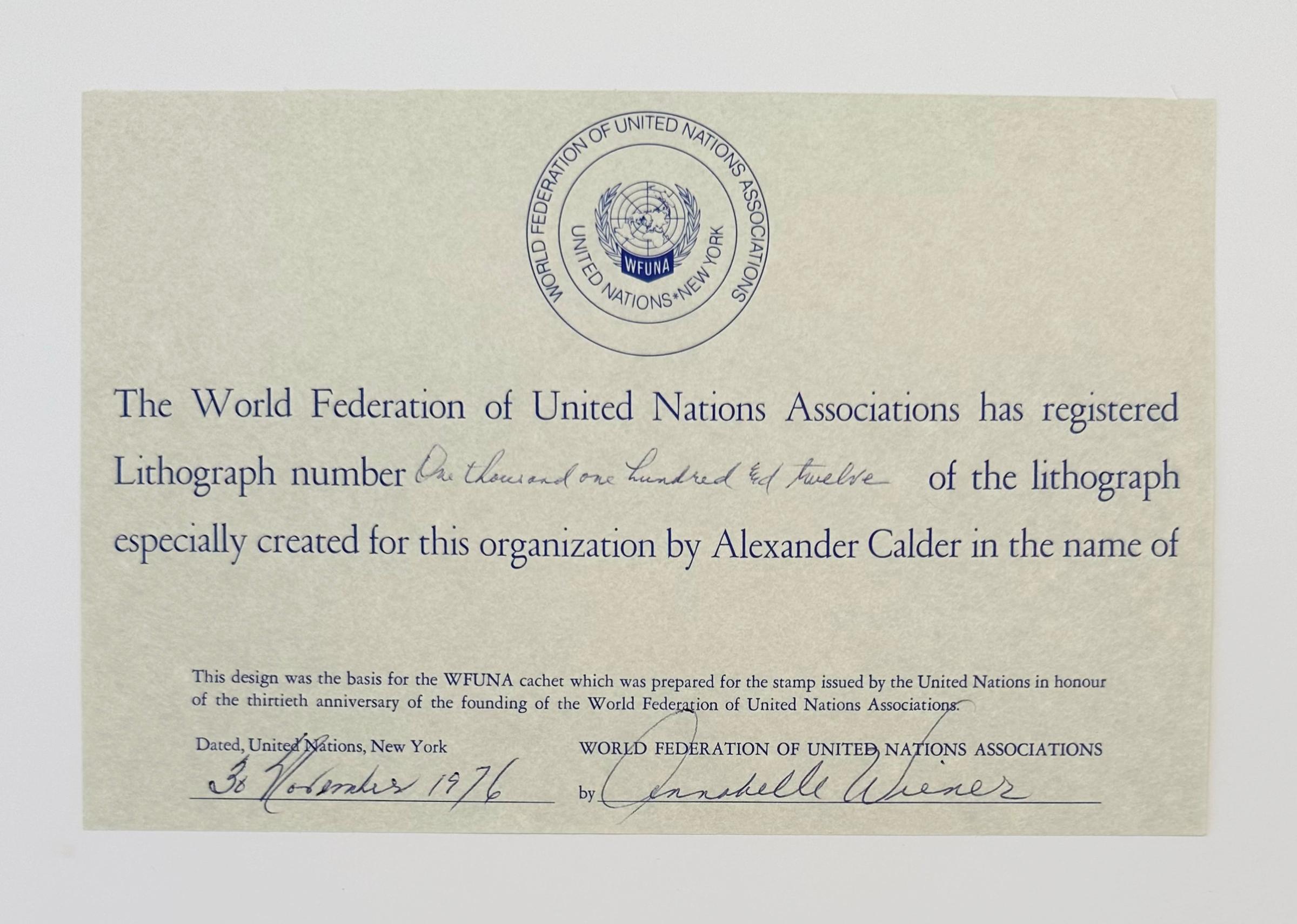 30th Anniversary of the World Federation of the United Nations For Sale 2