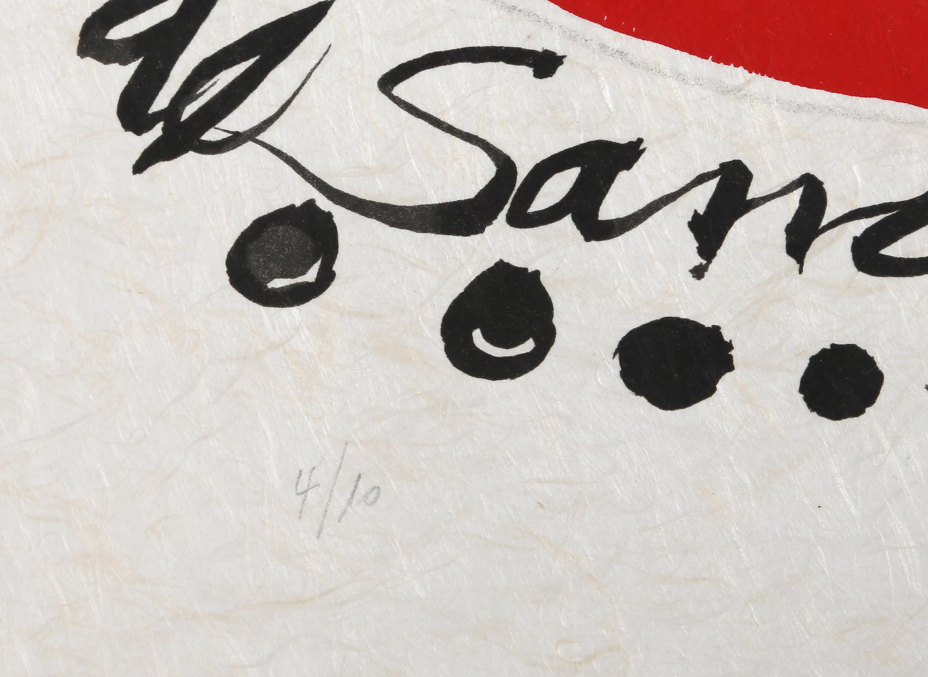 80th Anniversaire de Sandy, Modern Lithograph by Alexander Calder 1
