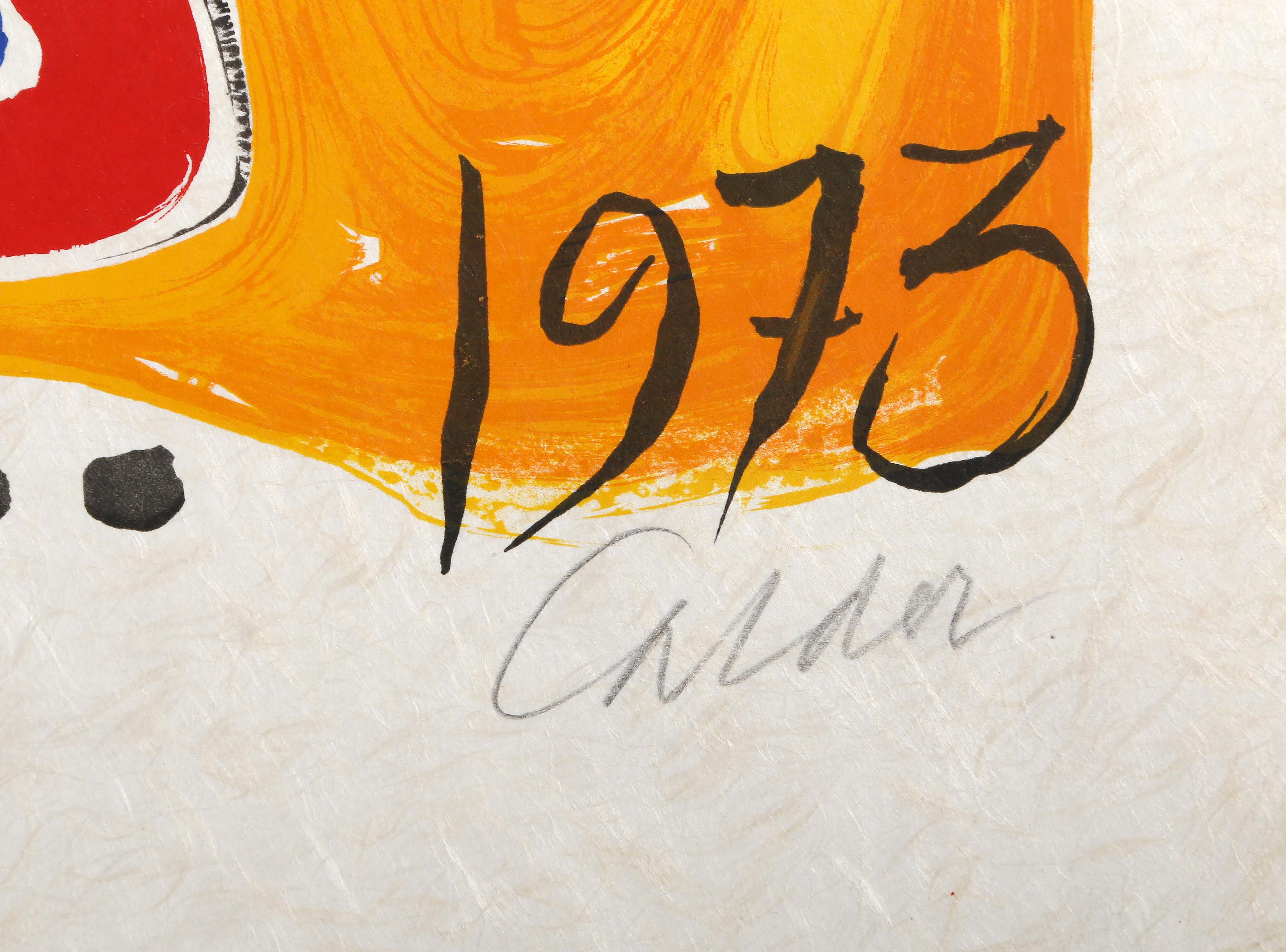 80th Anniversaire de Sandy, Modern Lithograph by Alexander Calder 2