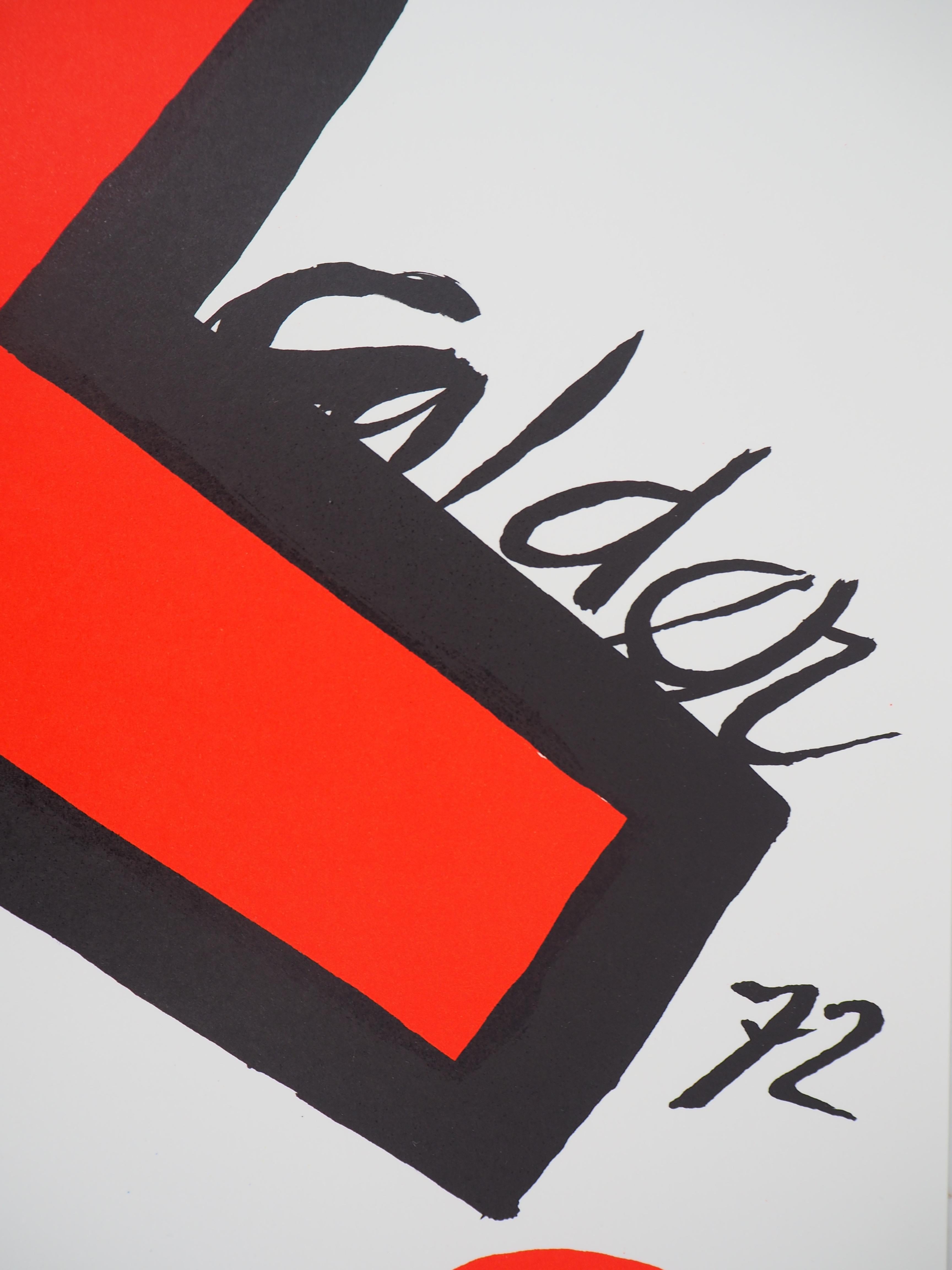 Abstract Composition (Assymetric) - Original Lithograph - Print by Alexander Calder