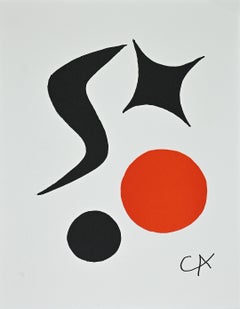 Abstract Composition  - Lithograph after A. Calder - 1982