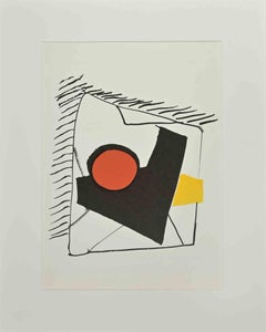 Abstract Composition - Lithograph by Alexander Calder - 1973