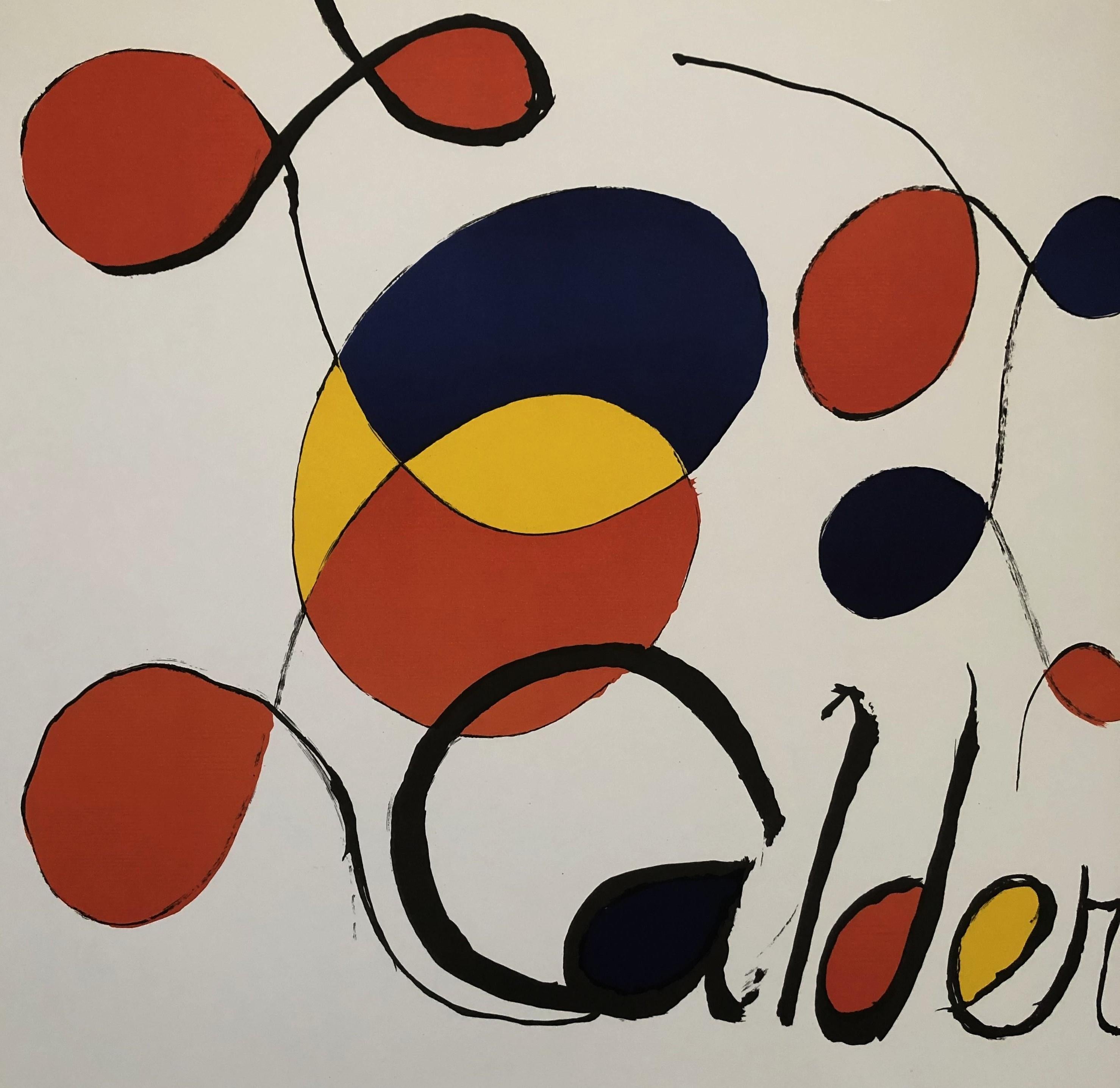 Alexander CALDER
Abstract Composition, 1971

Original vintage lithograph poster (Arte / Maeght workshop)
Printed signature in the plate
On thick paper 89 x 59 cm (c. 35 x 23,2 in)

INFORMATION : Poster created by Calder for his exhibition in