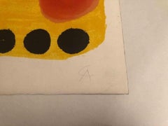 Abstract Composition - Vintage Lithograph by Alexander Calder - 1968