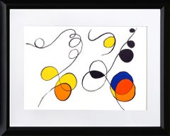 Abstract IV from "Derrier le Miroir" by Alexander Calder 1968