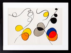 Abstract Swirls from Derrier le Miroir by Alexander Calder 1968