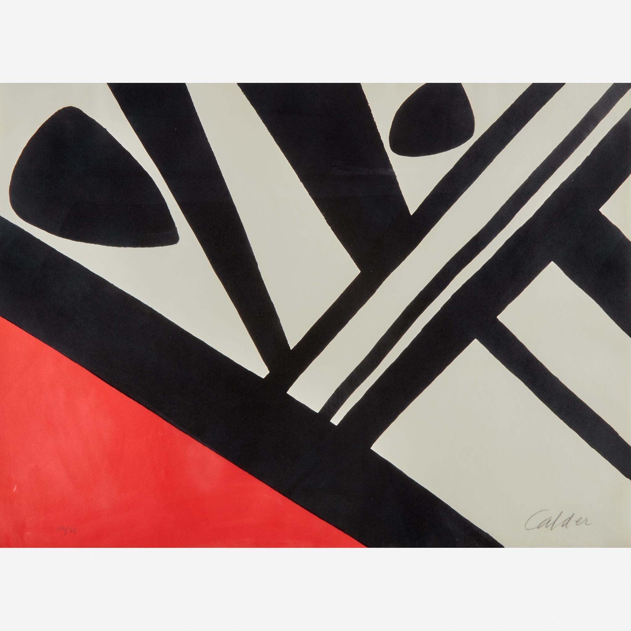 Alexander Calder Still-Life Print - Acier du Constructeur