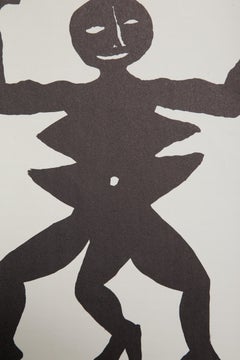 Acrobat in Heels, Framed Modern Lithograph by Alexander Calder