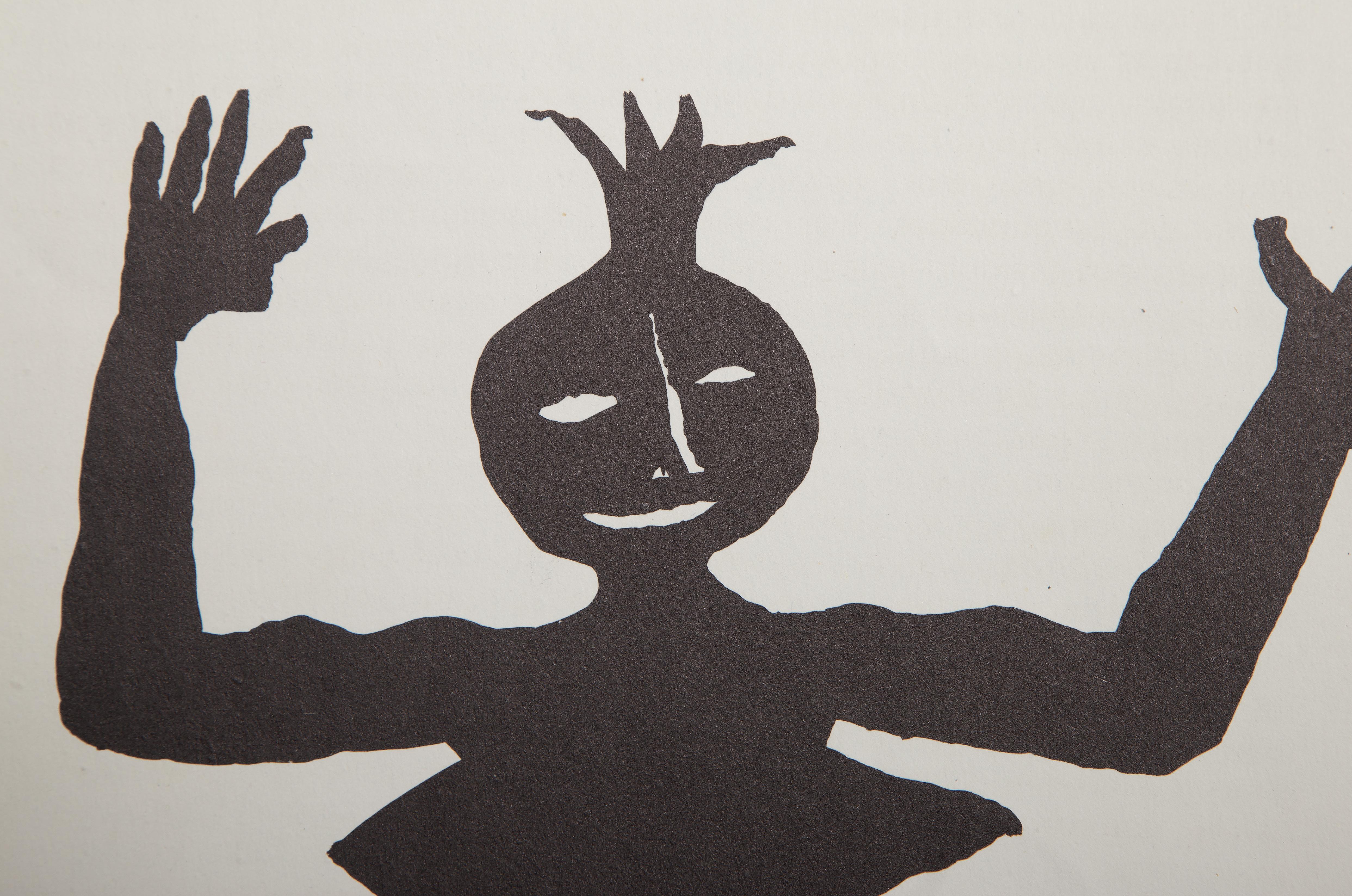 Akrobat in Heels, moderne Lithographie von Alexander Calder im Angebot 4