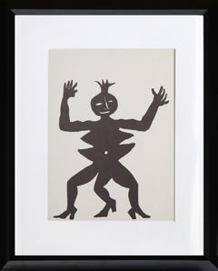 Acrobat à talons, lithographie moderne d'Alexander Calder