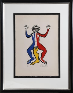 Acrobate, Framed Lithograph by Alexander Calder 1975