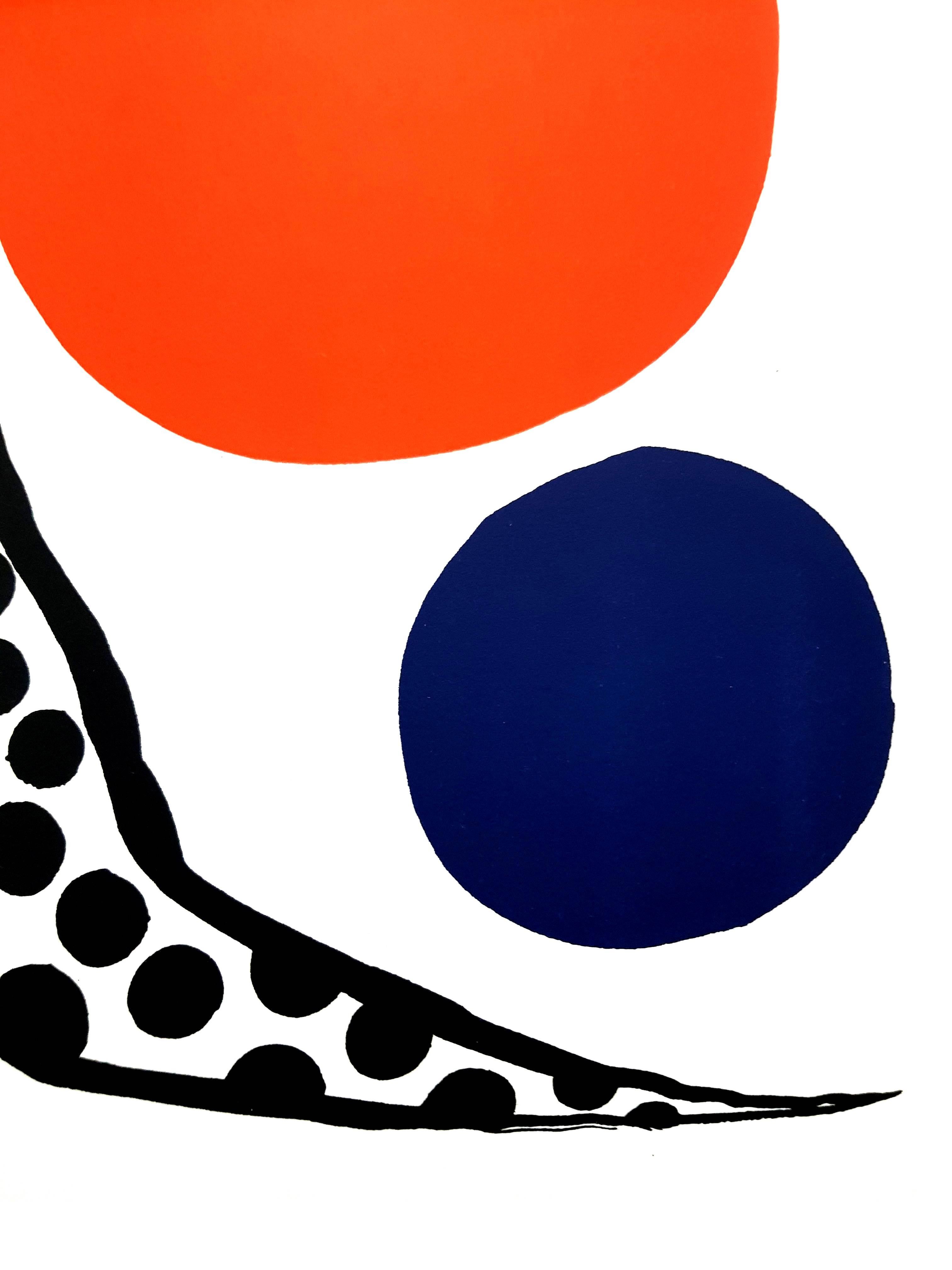 Alexander Calder - Original Lithograph - Composition
1964
Dimensions: 30 x 20 cm
Edition of 200 (one of the 200 on Vélin de Rives)
Mourlot Press, 1964

Alexander Calder (1898 - 1976)

The American artist Alexander Calder was born in Philadelphia in