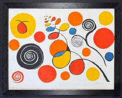 Alexander Calder (1898 - 1976) - Blue Sun EA - Color lithograph on paper - 1960