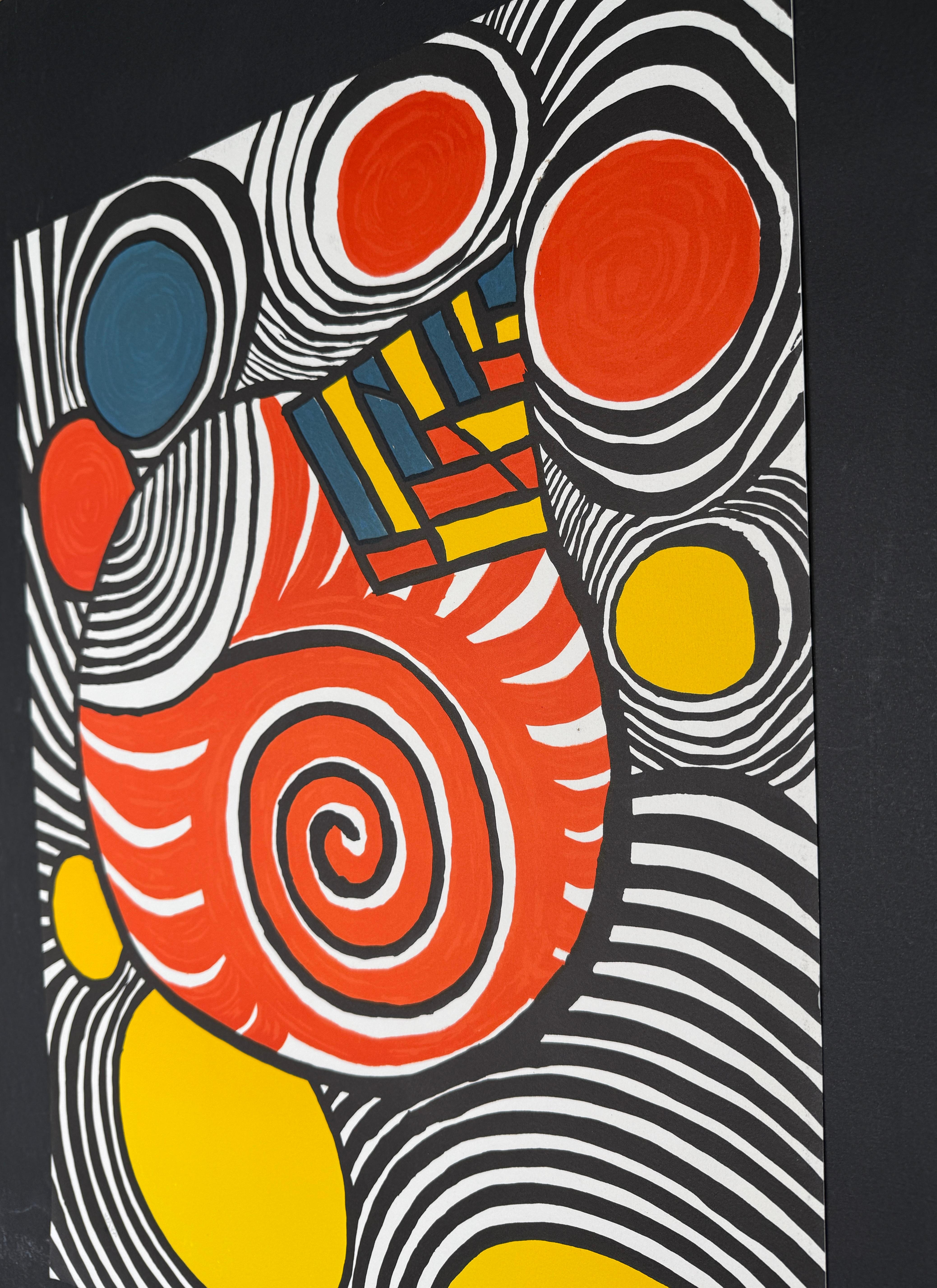 Alexander Calder (1898–1976) - Clown - Color lithograph - 1976 For Sale 2