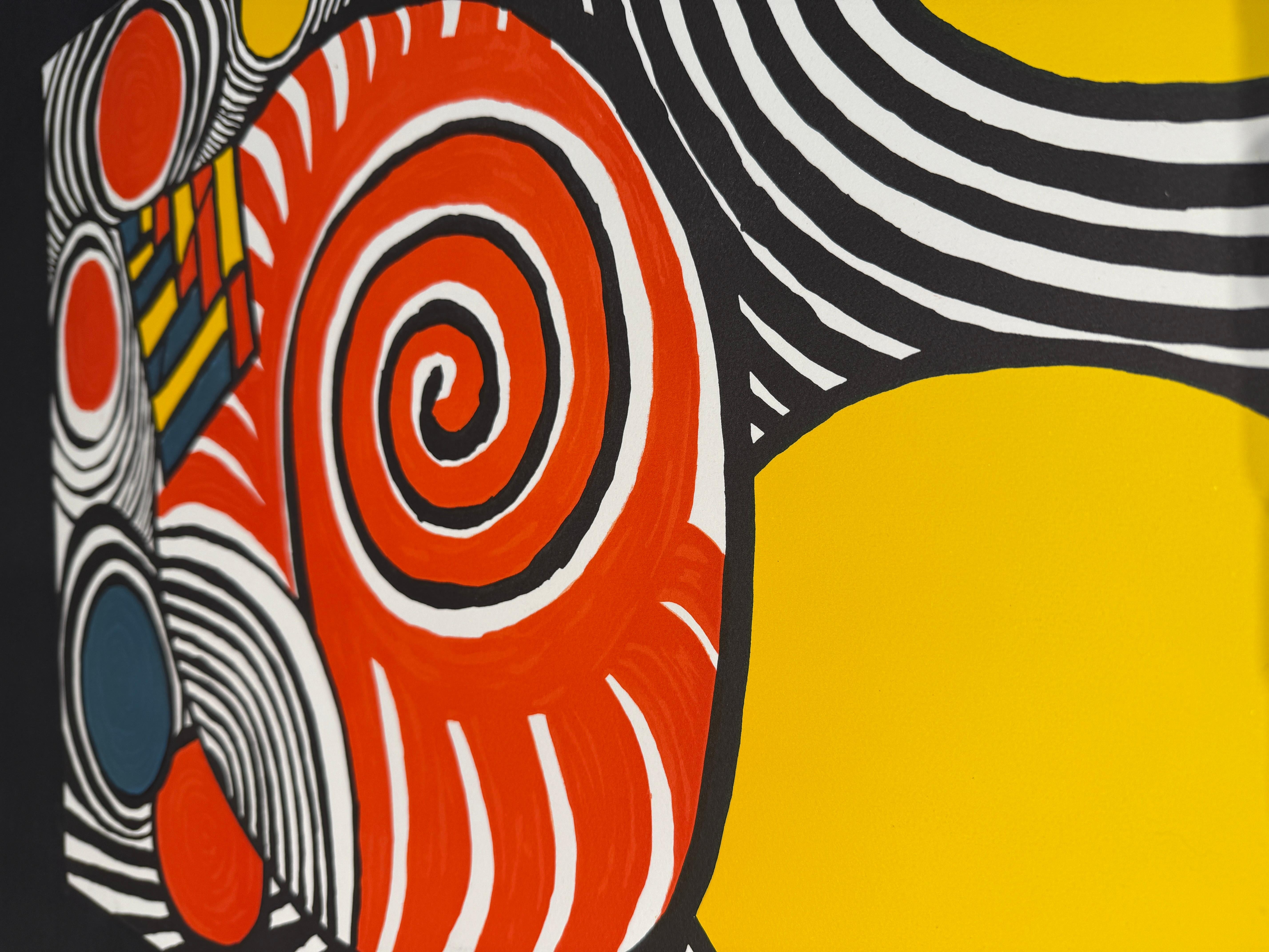 Alexander Calder (1898–1976) - Clown - Color lithograph - 1976 For Sale 3