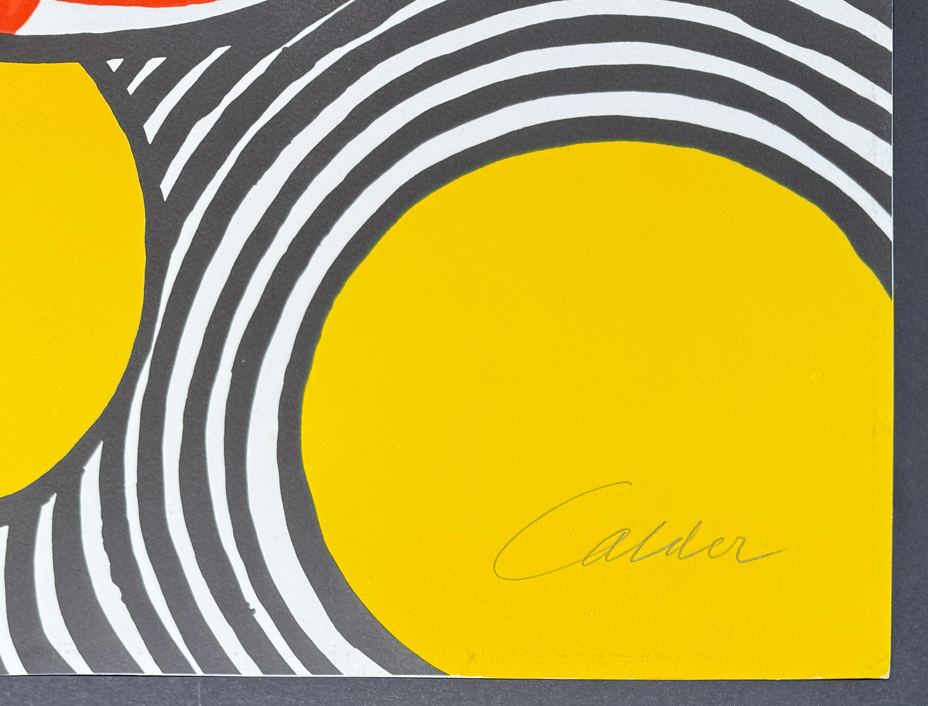 Alexander Calder (1898–1976) - Clown - Color lithograph - 1976 For Sale 5