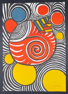 Vintage Alexander Calder (1898–1976) - Clown - Color lithograph - 1976