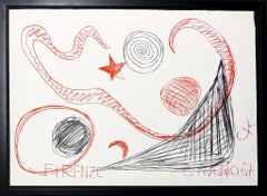 Alexander Calder (1898–1976) - Firenze - Color lithograph on paper - 1967