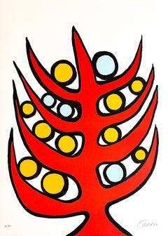 Alexander Calder (1898–1976) – L’albero del bene e del male– color lithograph