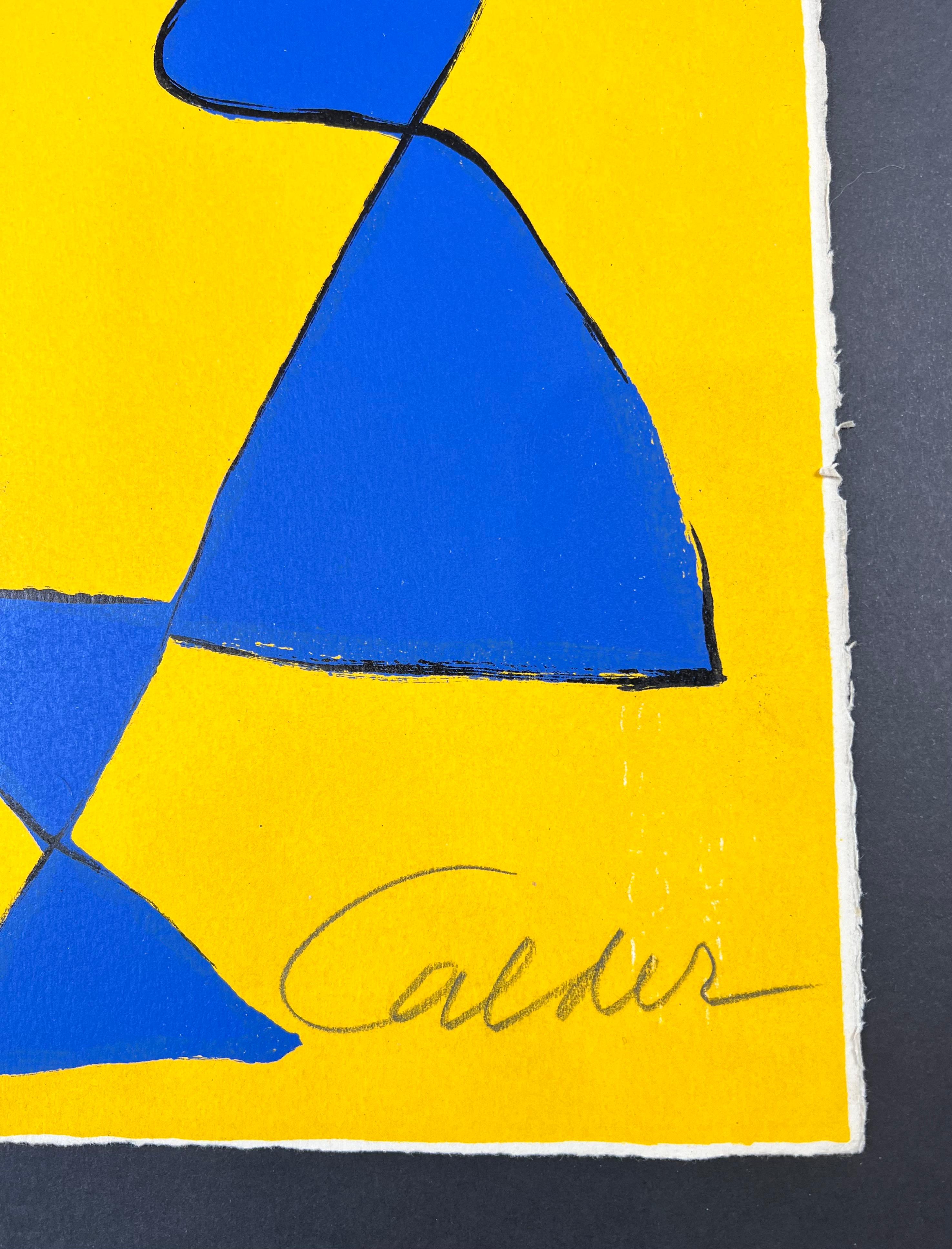 Alexander Calder ( 1898 – 1976 ) – Magie éolienne – hand-signed lithography 1972 4