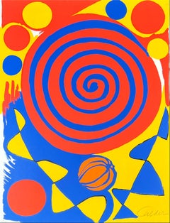 Alexander Calder ( 1898 – 1976 ) – Magie éolienne – hand-signed lithography 1972