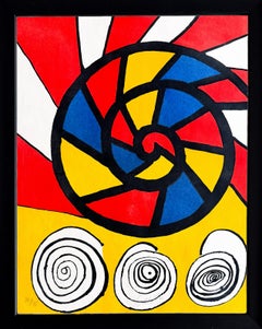 Alexander Calder (1898–1976) - Phonograph - Color lithograph on paper - 1976