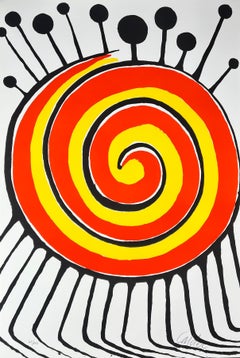 Alexander Calder (1898–1976) - Spirale millepiedi - color lithograph on paper