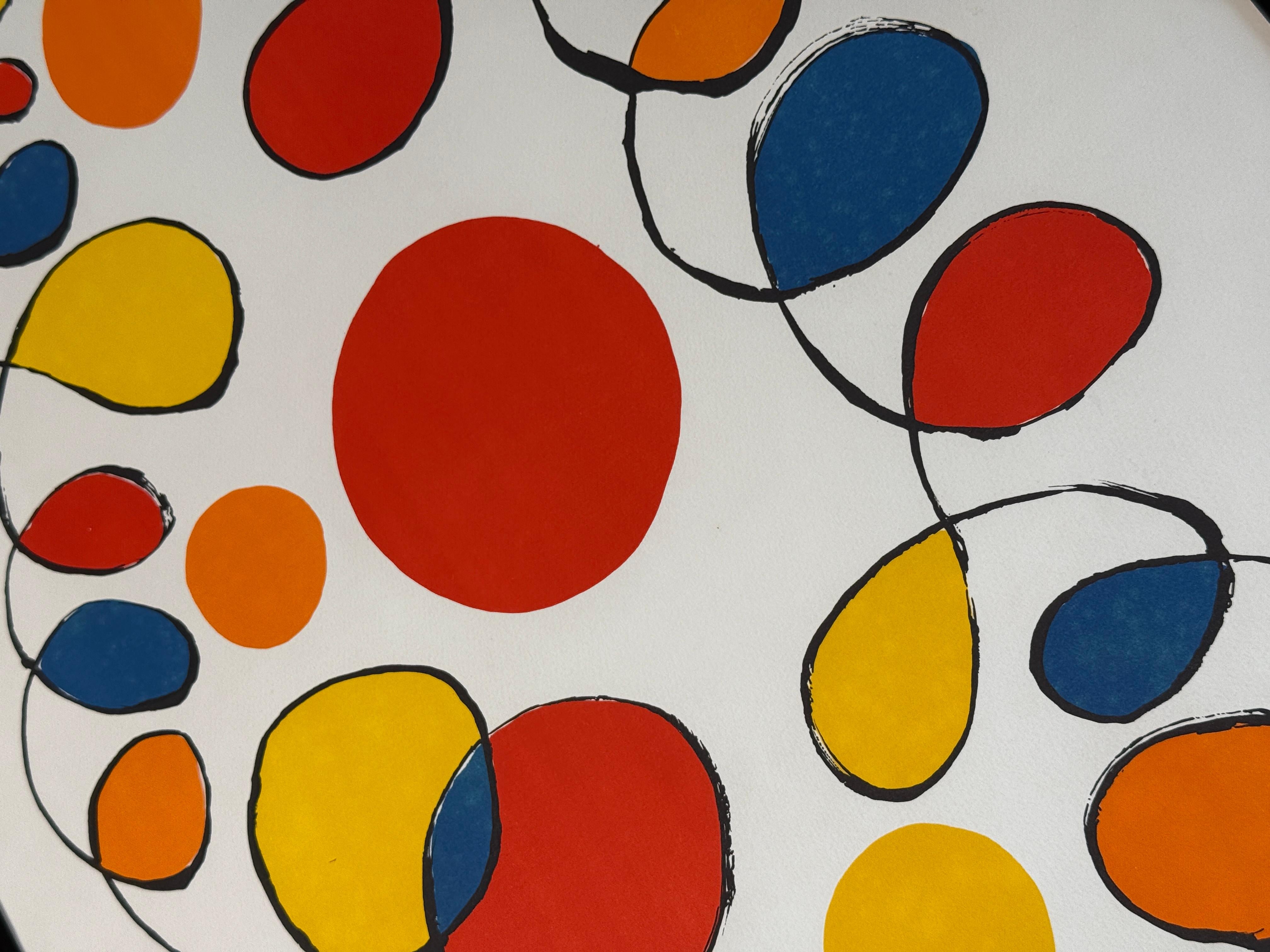 Alexander Calder (1898–1976) - untitled - color lithograph on paper For Sale 2