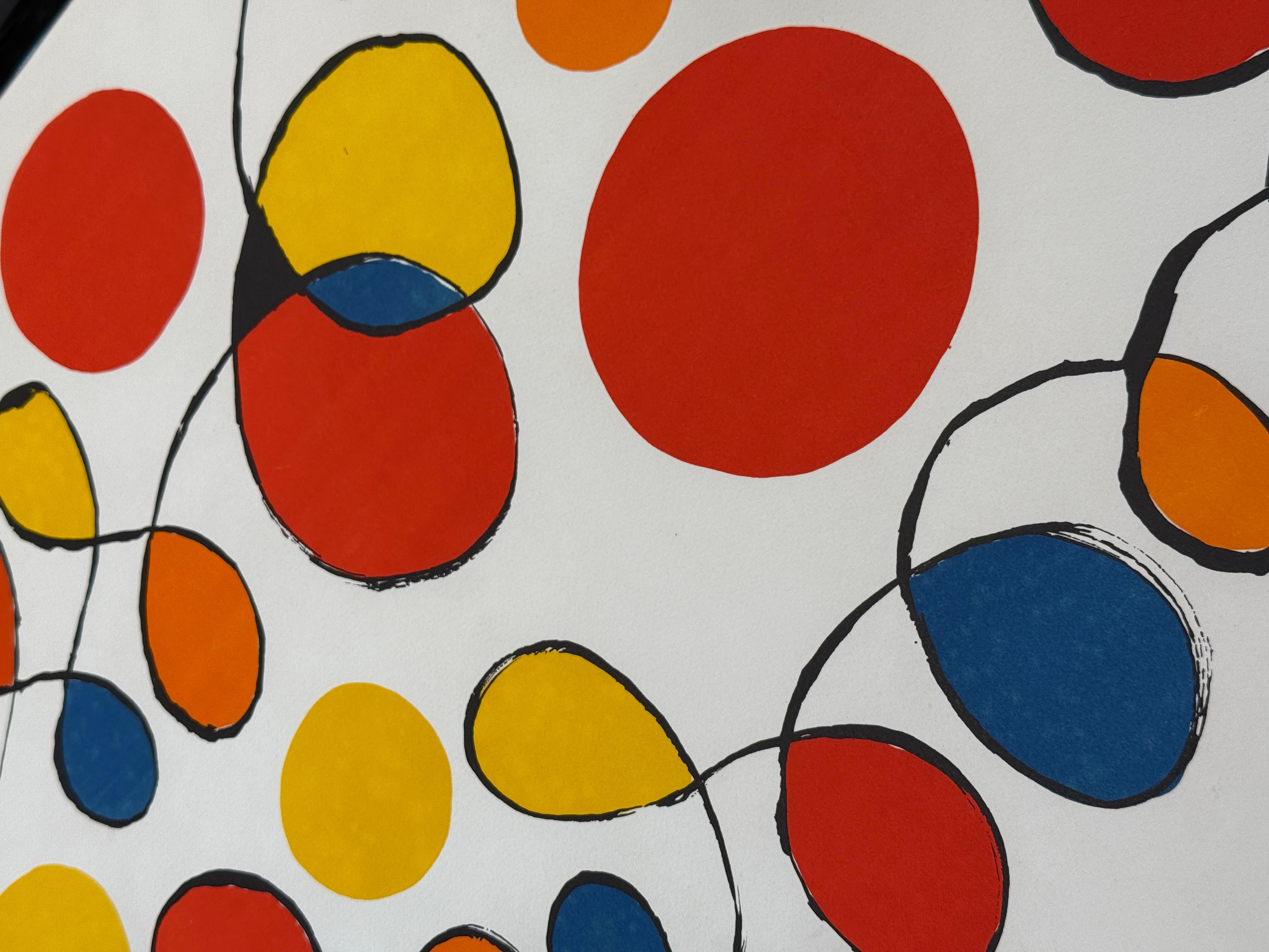 Alexander Calder (1898–1976) - untitled - color lithograph on paper For Sale 3