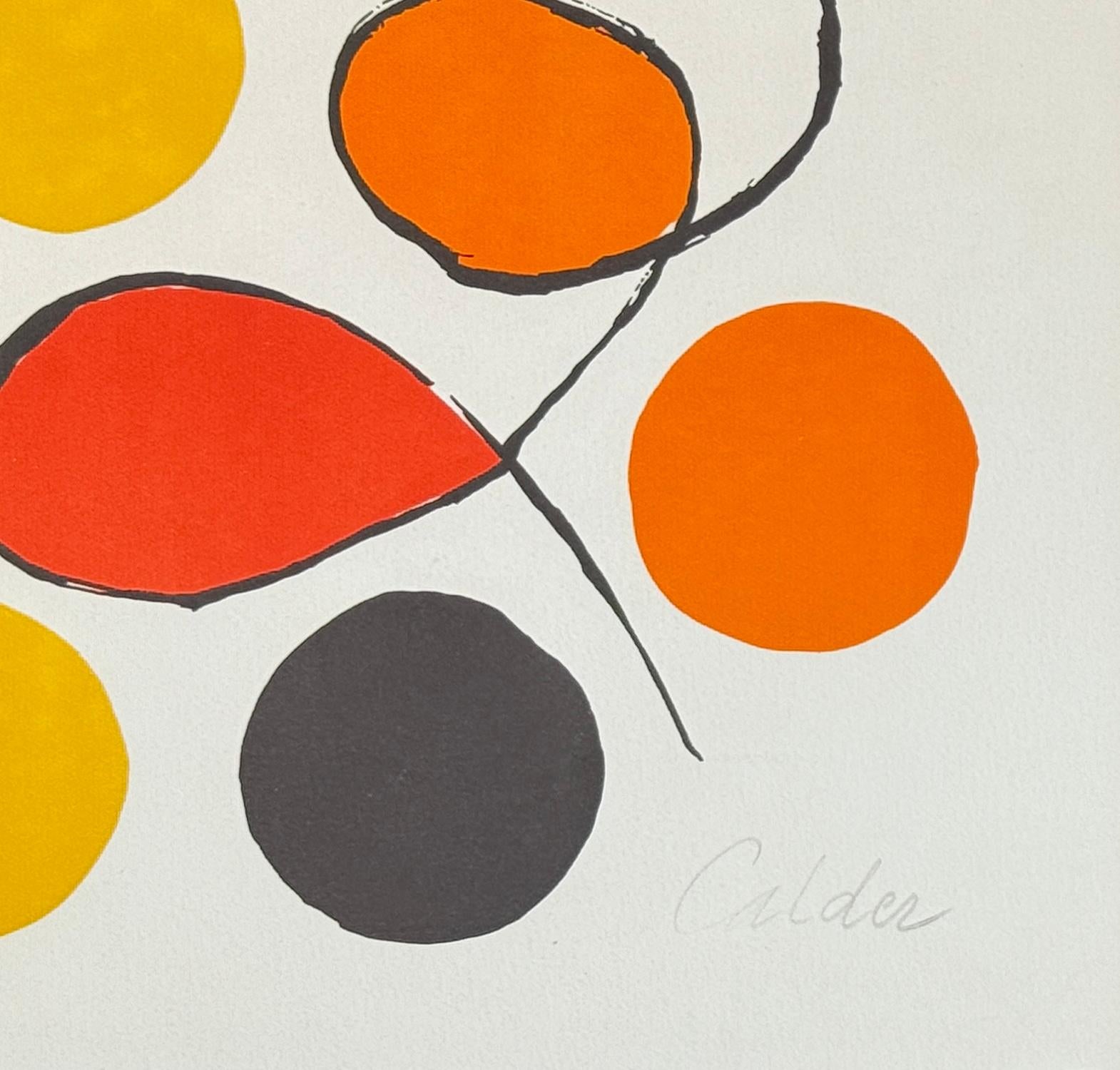 Alexander Calder (1898–1976) - untitled - color lithograph on paper For Sale 5