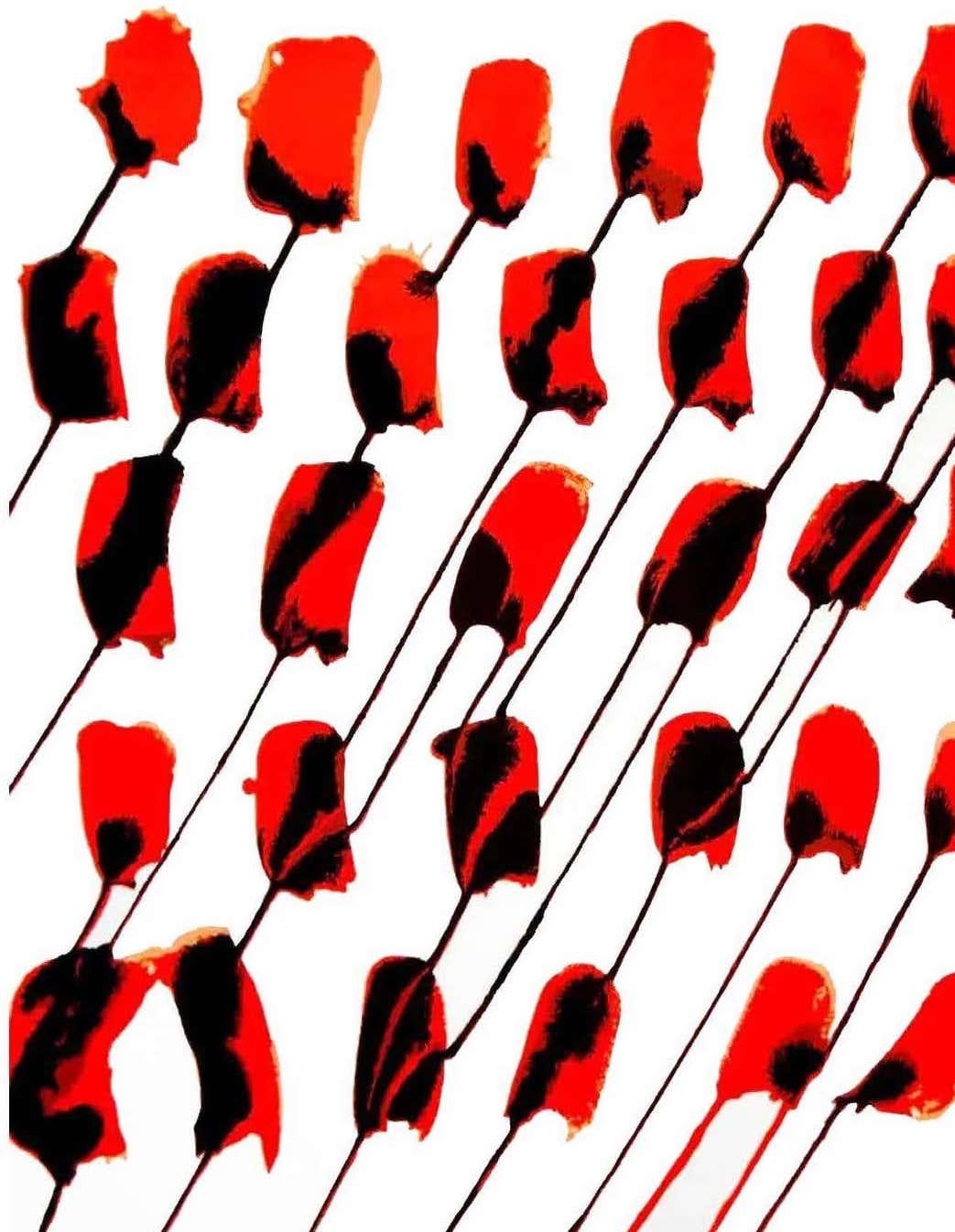Alexander Calder Roses lithograph Derrière le miroir (Calder prints)  3