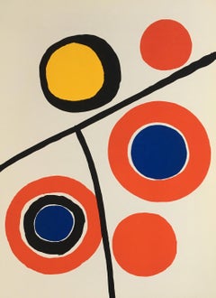 Alexander Calder 1970s lithograph Derrière le miroir (Calder prints) 