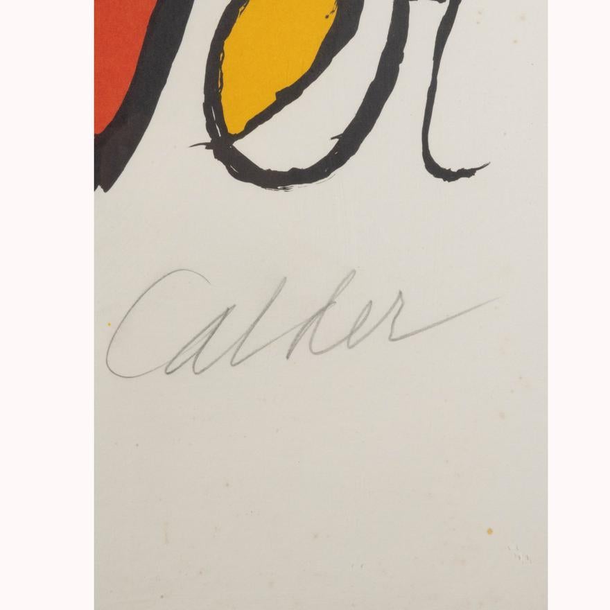 Alexander Calder 'Albi' Édition limitée, estampe signée en vente 2