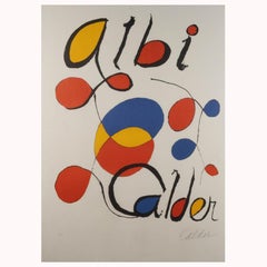 Alexander Calder 'Albi' Limited Edition, Signed Print