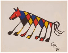 Alexander Calder, 'Beastie' dalla Flying Colors Suite, 1974-1975