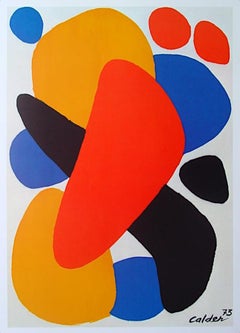 Alexander Calder - "Boomerang Tel Aviv" - litografia offset a colori