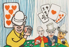 Alexander Calder, Card Players I and II, from Derriere le Miroir, 1975