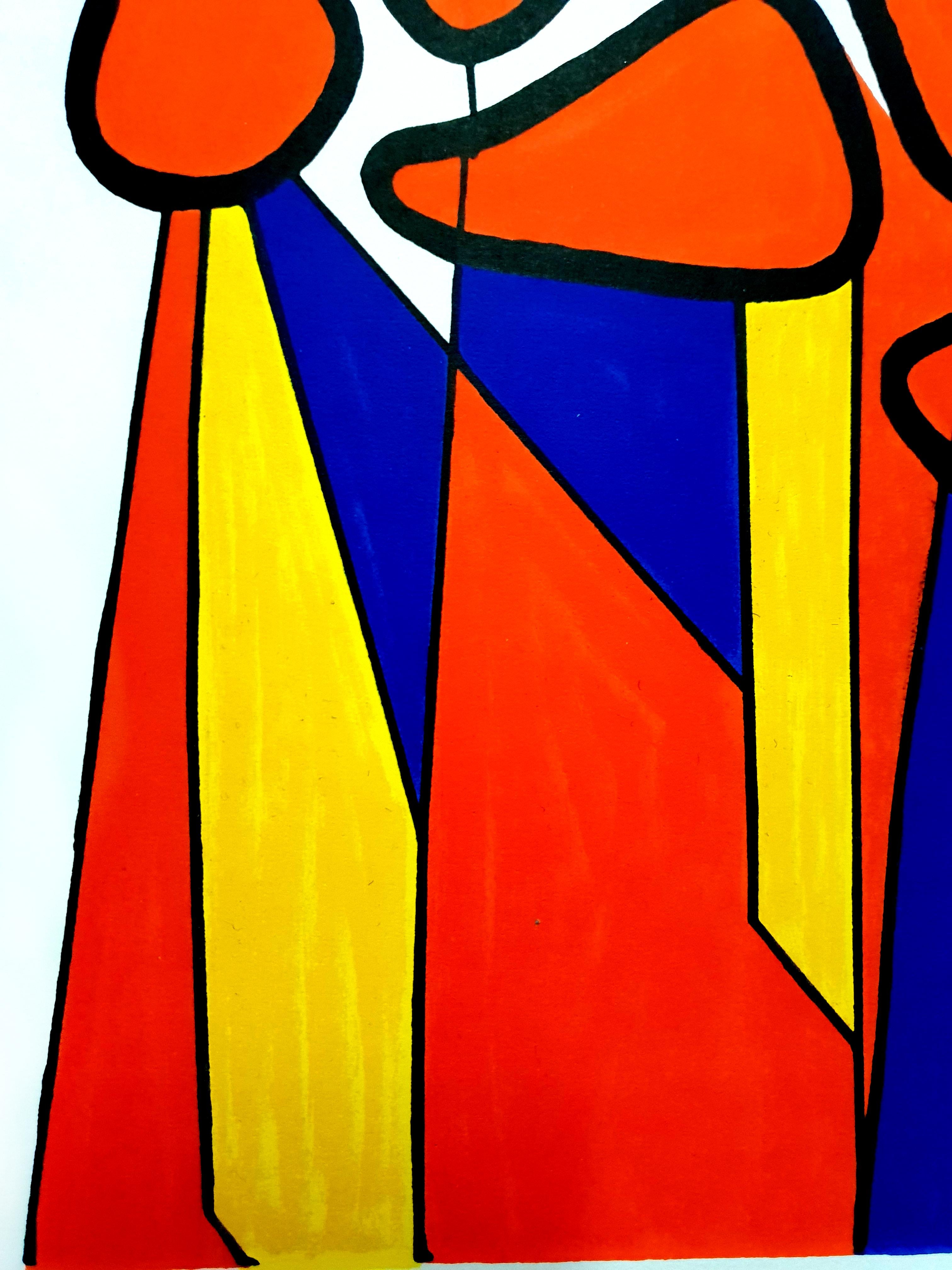 Composition d'Alexander Calder - Lithographie originale  4