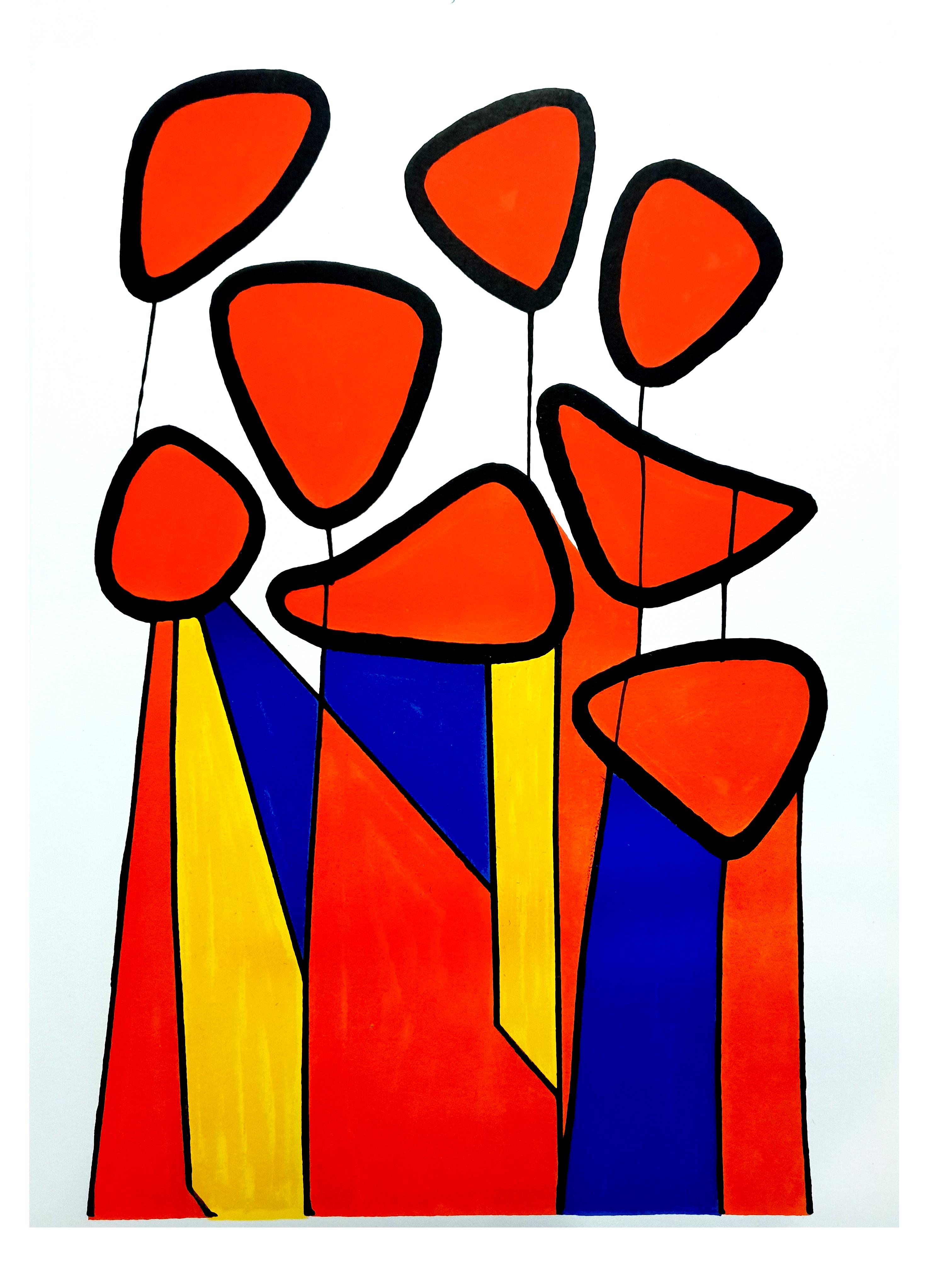 Composition d'Alexander Calder - Lithographie originale  5
