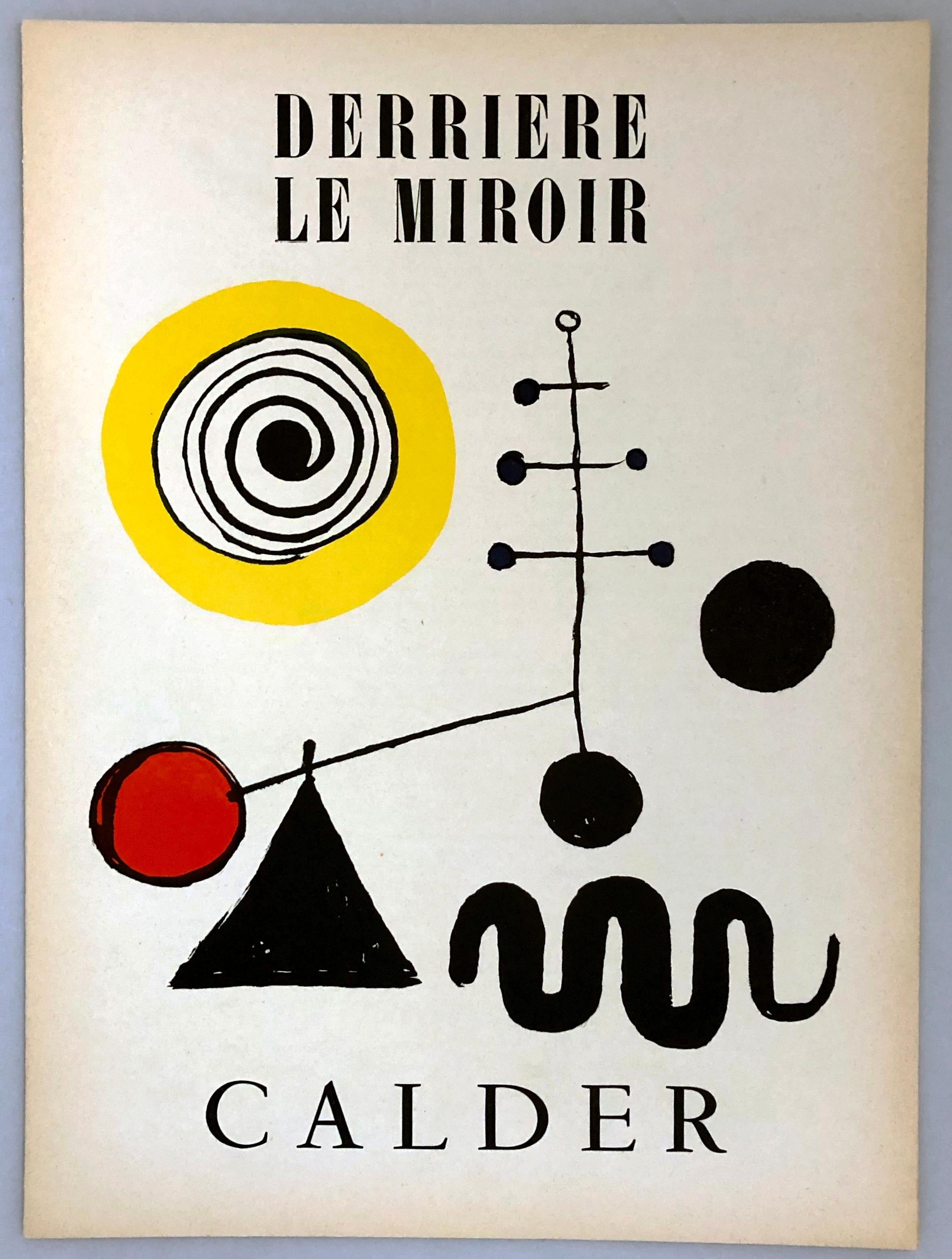 Alexander Calder Derriere Le Miroir c.1950 (Calder lithographs)  1